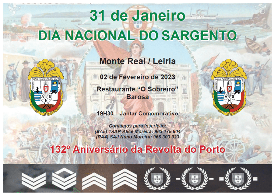 Comemoração do 31 Janeiro – Monte Real / Leiria