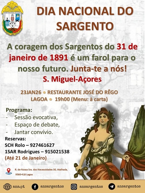 Comemoração do 31 de Janeiro – Ponta Delgada, Açores